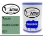 Preview: Toyota, Rustic Green, 621: 500ml Lackdose, von ATW Autoteile West.